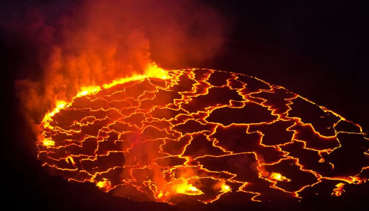 Nyiragongo Volcano in Democratic Republic of Congo